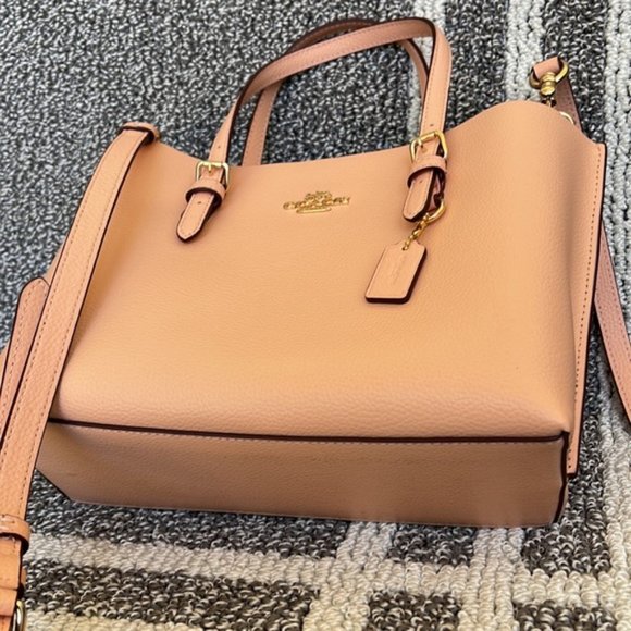 Coach c4084 Mollie Tote 25 Faded Blush - Picture 9 of 16